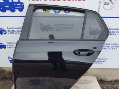 PORTA PORTIERA POSTERIORE SINISTRA VOLKSWAGEN GOLF VIII (8) - VEDI FOTO