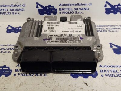 ECU CENTRALINA MOTORE VOLKSWAGENT T-ROC 1.5 TSI '19 COD. 05E907309 - 0261S16449 - USATO