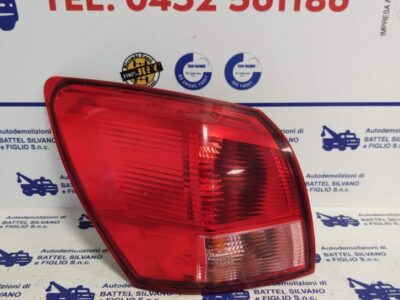 FANALE ESTERNO POSTERIORE SINISTRO NISSAN QASHQAI +2 - ANNI 2007 - 2009  - USATO