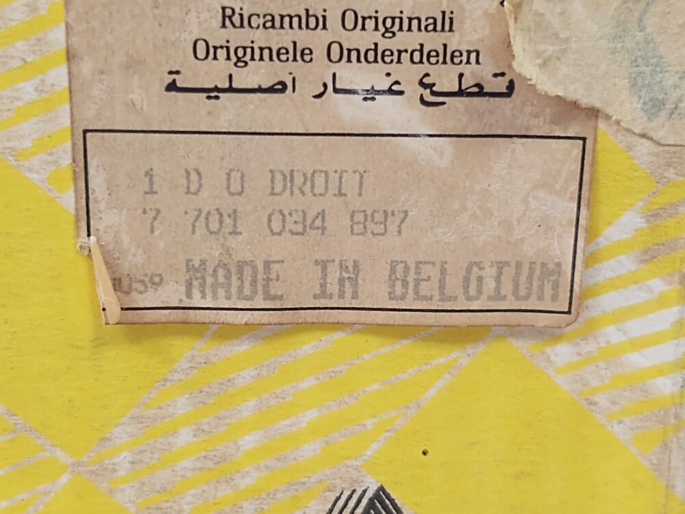 FANALE ANTERIORE DESTRO ORIGINALE RENAULT 9 COD. 7701034897 - immagine 2