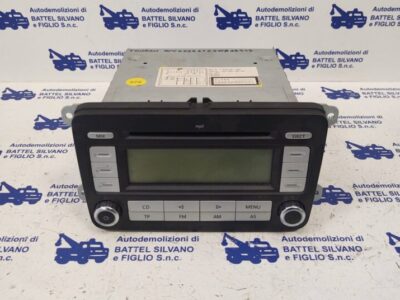 AUTORADIO VOLKSWAGEN TOURAN 2007 - 2010 COD. 1K0035186AD (CODICE NON FORNITO)