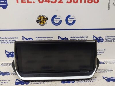 DISPLAY MULTIFUNZIONE PEUGEOT 208 COD. 9841452080 - USATO